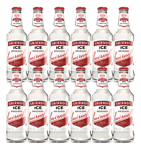 Smirnoff Ice Original Garrafa 275ml - Kit Com 12 Unidades