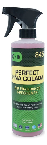 Perfume 3d Air Fresheners Piña Colada 1/2lts 3d Color Amarillo Fragancia Piña Colada Frutas tropicales