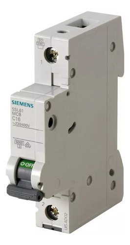 Térmica 1 Polo 20a 4.5 Ka Curva C 5sl3120-7mb Siemens