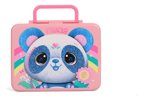 Lunchera Lunchbox Panda Bt133 Chimola Color Rosa Y Fucsia