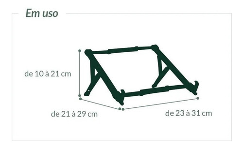 Imagem 3 de 6 de Suporte Base Mesa P/ Notebook 14-15-15,6 Polegadas Barato