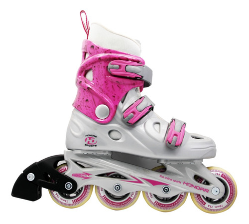 Patins Escuela Hd Rosado Profecional Talla 36 Con Envío 