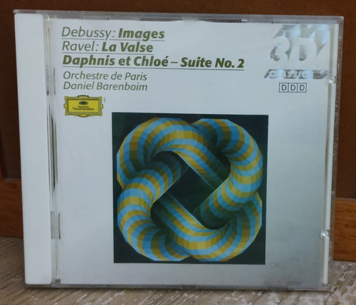 Debussy:images, Ravel:la Valse, Daniel Barenboim,cd Original (Usado)