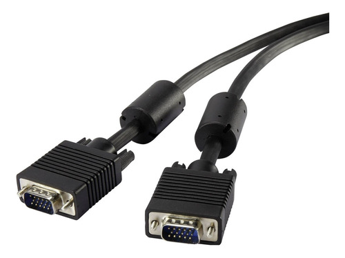 Cable Vga 5 Metros Monitor Pc Notebook Tv Forrado Y Filtros