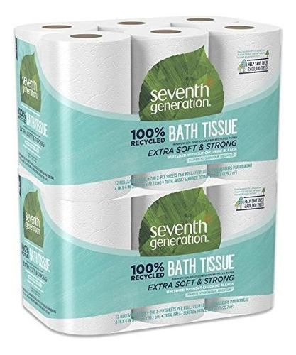 Seventh Generation Papel Higiénico, Bath Tissue, 100% De Pa