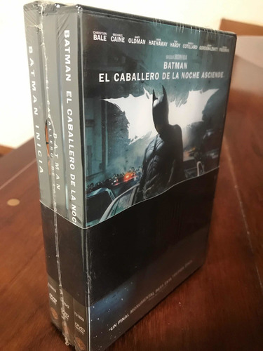 Imagen 2 de 2 de Dvd Pack X 3-batman Inicia-caballero De La Noche Y Asciende