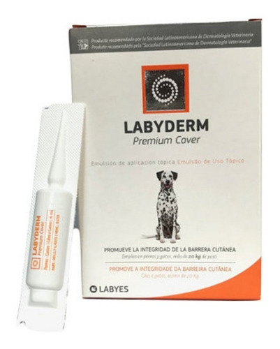 Labyderm Premium Cover Ampolleta Para Perros Y Gatos 4ml Ms