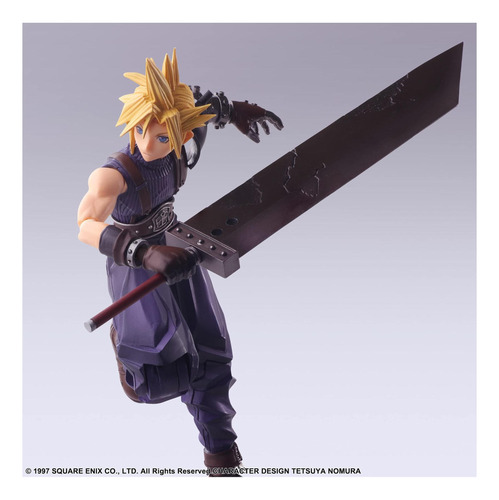 Final Fantasy Vii: Cloud Strife Trae Figura De Acción
