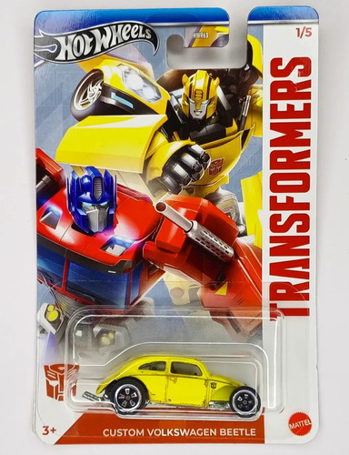 Custom Volkswagen Beetle Bumblebee Transformers Hot Wheels