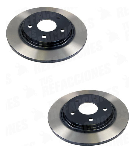 Par De Discos Traseros Dodge Grand Caravan 2008 2009 3.8 Trw