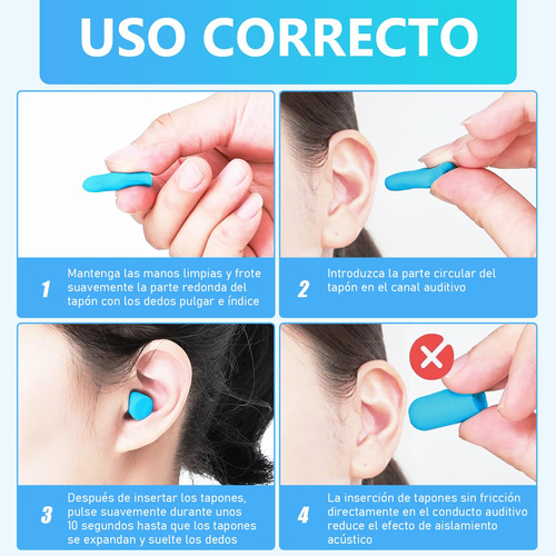 Tapones For Los Oídos Con Reducción De Ruido For Dormir (60