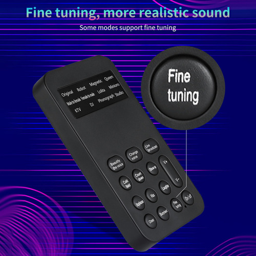 Mini Trocador De Voz Efeitos De Som Máquina De Áudio De