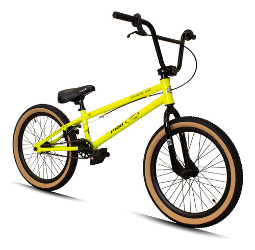 Bicicleta Pro X Bmx Serie 20 2024 Freio U-brake Aro 20 Cor Amarelo