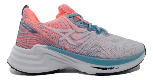 Zapatillas Athix Running Mujer Vision Azul Acero coral Cli Env o