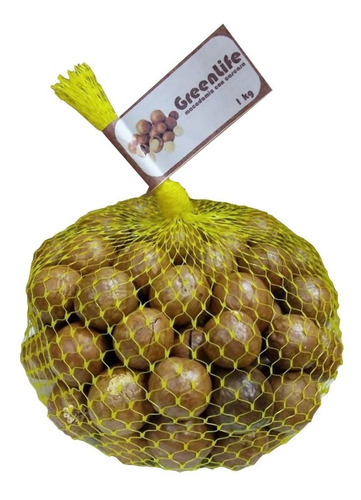 Nuez Macadamia Con Cascara 1kg Greenlife Disminuye Migraña