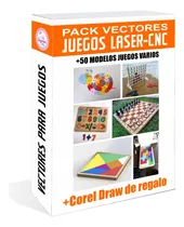 Comprar Pack Vectores Juegos Encastre Corte Laser Cnc Madera 3d