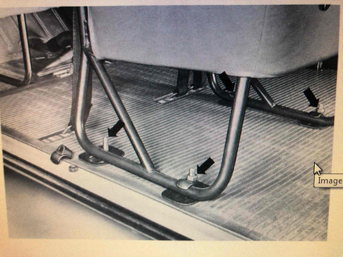 Imagen 2 de 3 de Soporte Para Sujeción Butaca Volkswagen Combi