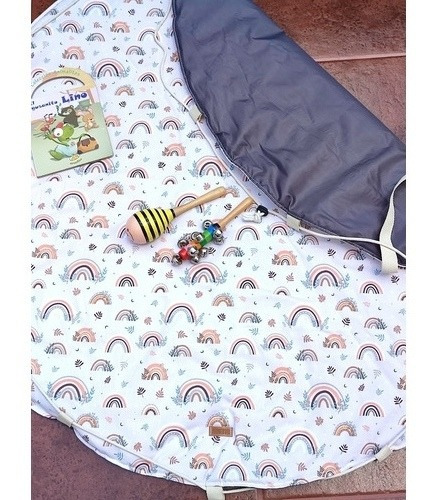 Imagen 1 de 2 de Playmat, Manta Acolchonada, Alfombra Bolso, Play Mat