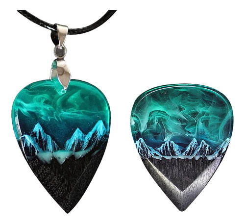 Púa De Guitarra Guitar Touch Luminous Pick De Resina Epoxi N