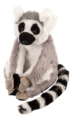 Wild Republic Anillo Lemur Atado De Felpa Peluche Animal De