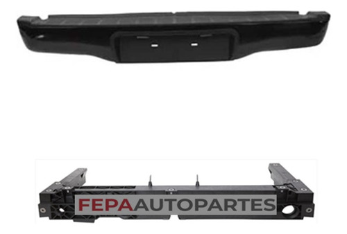 Paragolpes Trasero Toyota Hilux 05/08 4x4 Cabin Simple Negro