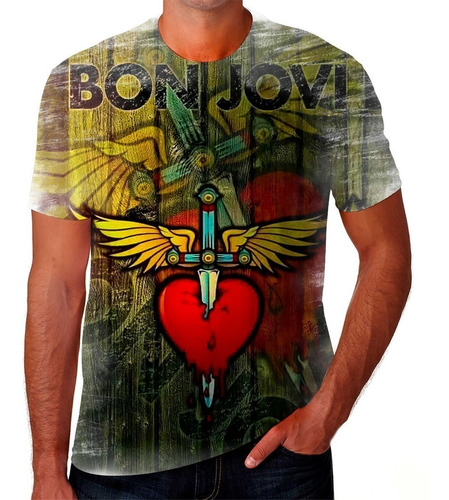 Camisa Camiseta Envio Hoje Bon Jovi Banda Cantor Rock 10