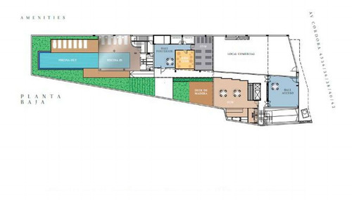 Imagen 9 de 11 de Departamento 3 Ambientes - Venta Palermo Amenities