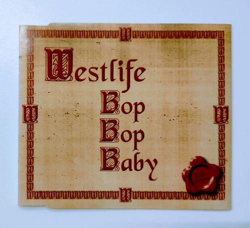 Cd Single Westlife Bop Bop Baby Importado Promo