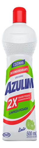 Kit 12 Limpador Desengordurante Azulim Limão 500ml Start