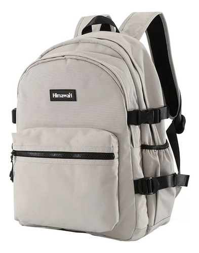 Mochila Impermeable Himawari Mod 9290 Urbana Color Gris