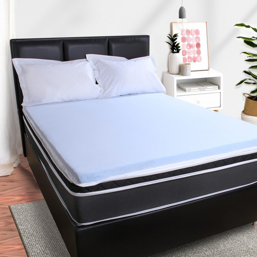 Pillow Top King De Espuma 4cm Viscoelástico Gel Da Nasa