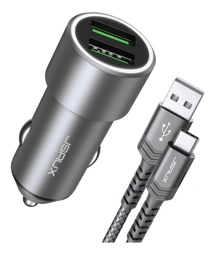 Jsaux - Cargador Usb Para Automóvil, Carga Rápida De 36 W, A