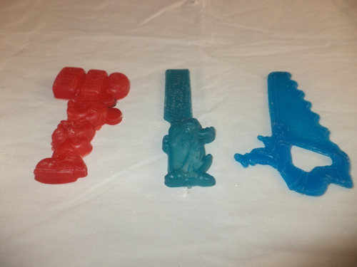 Antiguas Figuras Goofy, Mickey Mouse, Pluto (Usado)
