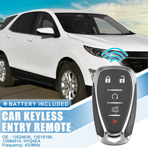 Llave Control Remoto For Chevrolet Traverse 2018-2020 433mhz