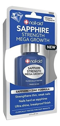 Nail-aid Sapphire Fuerza Mega Crecimiento   08893, 0,55 fl 