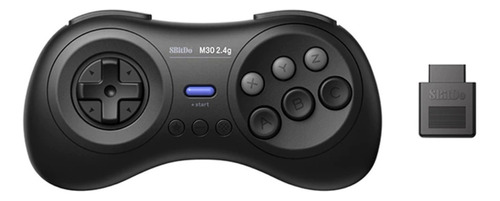 Controle 8bitdo M30 2.4g - Para Mega Drive + Adaptador C68md Cor Preto