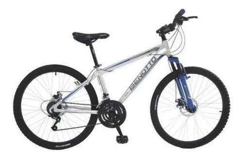 Bicicleta Xc-5000 Alum R26 21v Sunrace Ddm Plata Ch Benotto