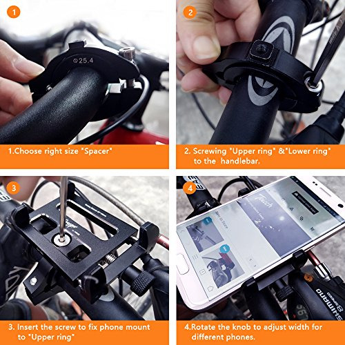 Para Bicicleta Aluminio Volo Ajustable Motocicleta iPhone 8