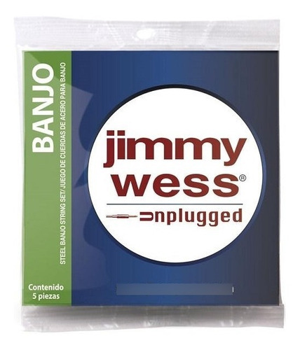 Jimmy Wess Cuerdas Para Banjo Acero Mod. Jwbj-550