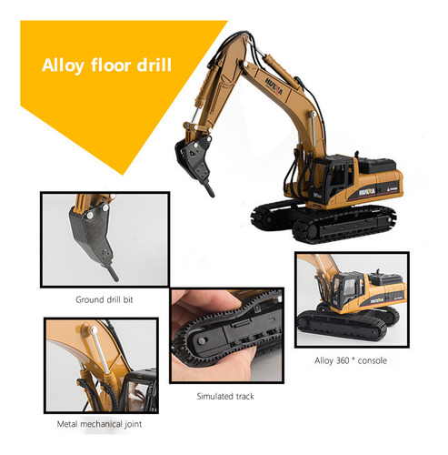 Excavadora K Alloy, Camión De Construcción, Tractor De Jugue
