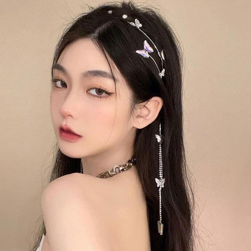 Diadema De Perlas De Cristal Para Accesorios Para El Cabello