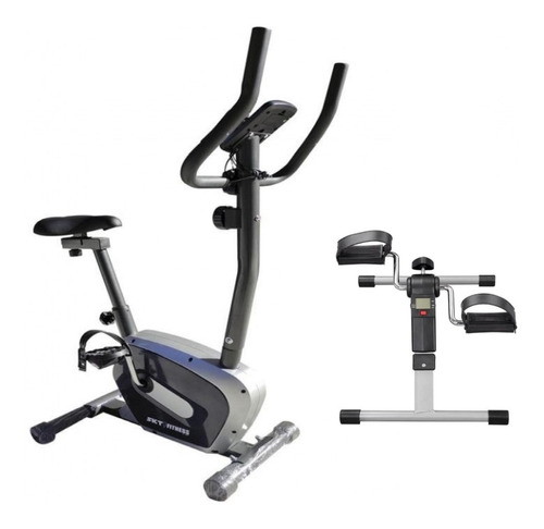 Bicicleta Fija Skt 913 + Mini Bike Plegable Mundo Gym