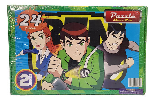Puzzle Rompecabezas X7 48p Hot Wheels W Poo Ben 10 Outlet