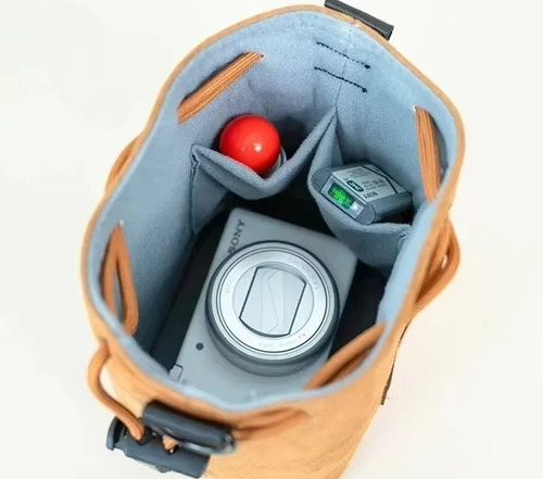 Bolso Para Cámara De Fotos Marrón