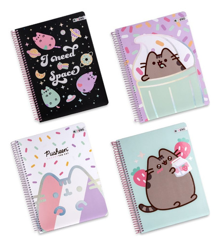 Cuaderno Triple Carta Papel Premium 80 G Pusheen - Mooving