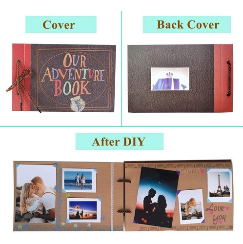 Imagen 8 de 10 de Libro De Aventuras Pixar Up Hecho A Mano