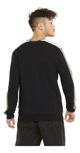 Sudadera Puma Ess + Block Crew Para Hombre 847427-01