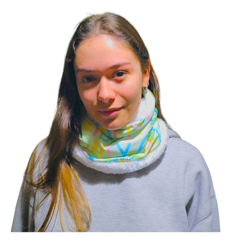 Tapabocas Buff Invierno Estampados Fulano&mengano Color Arcoiris