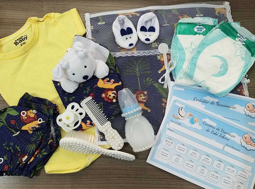 Imagem 2 de 10 de Kit Acessorios Bebe Reborn Menino Super Luxo Com 13 Itens