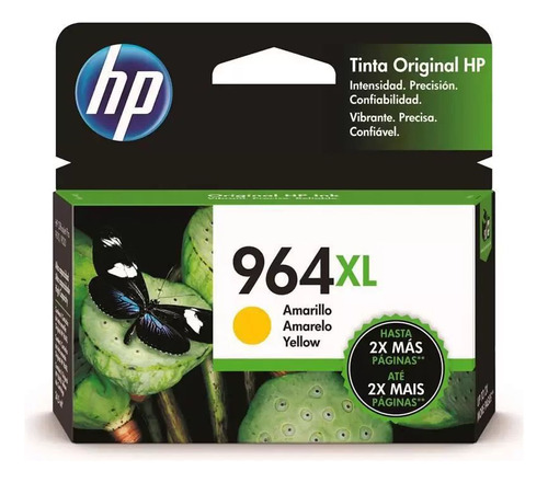 Cartucho Original Hp 964xl 22,92ml Yellow Amarillo Tranza